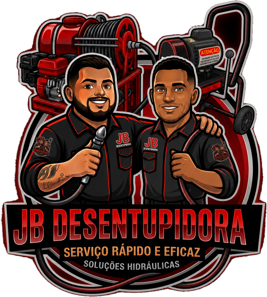Ilustração da marca JB Desentupidora